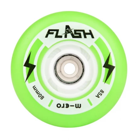 MICRO FLASH WHEELS 76/80 mm - GREEN x4